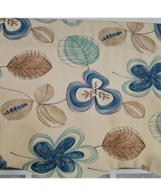 100% Cotton Jolly Regal  Fully lined Windows Rod Pocket Valance 50" x 17"  Cream