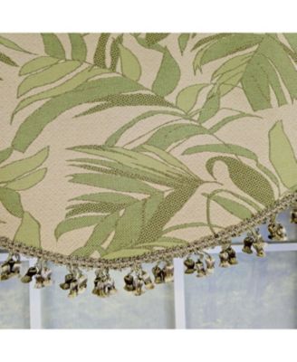 100% Cotton Breeze Cornice Fully lined Windows Rod Pocket Valance 50" x 17" Green