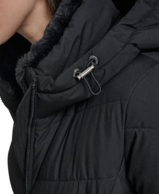 Women's Collar Hooded Puffer Coat