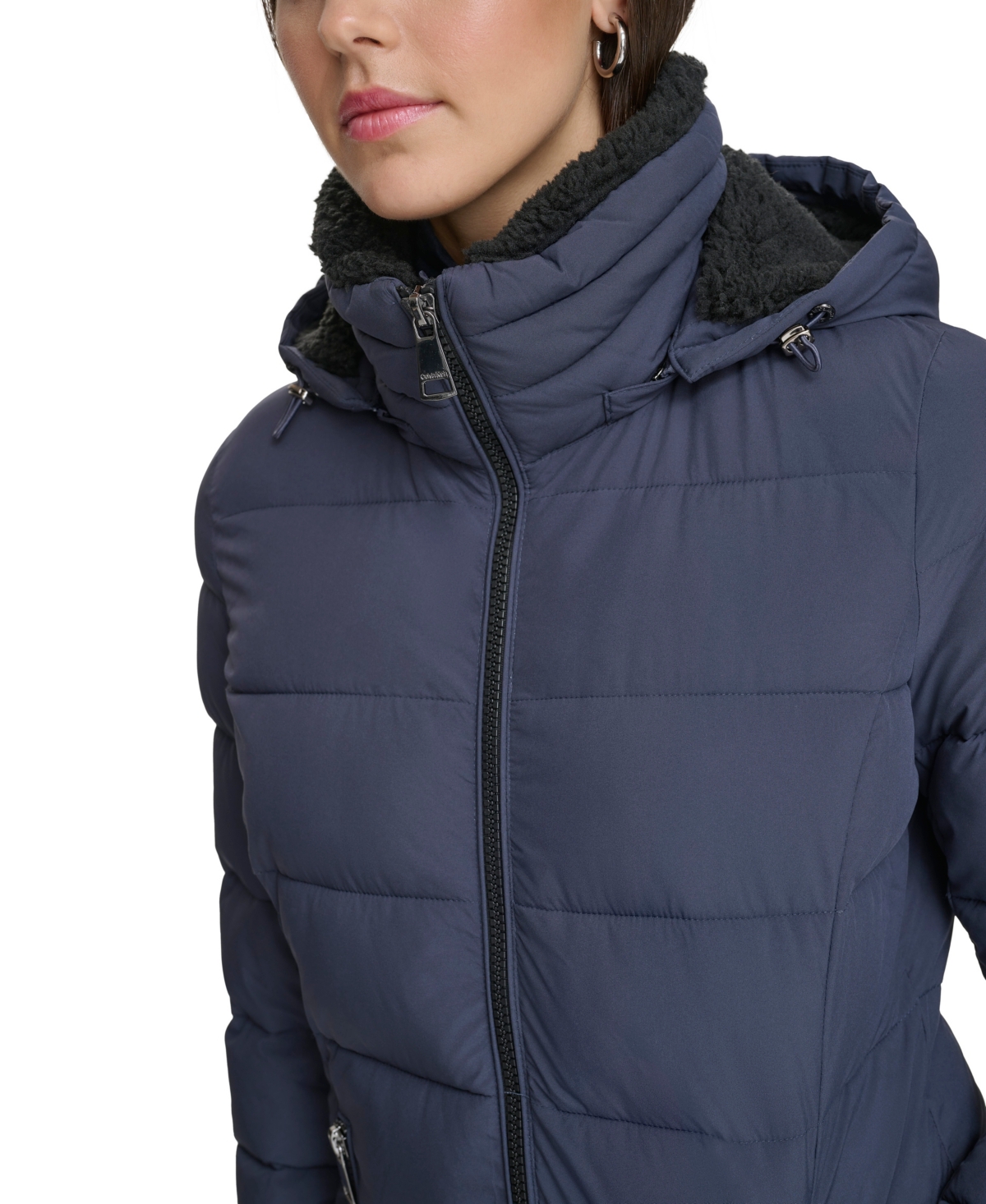 Calvin Klein Women's Hooded Puffer Coat