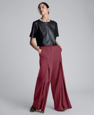 Women's Inverted Pleat Wide Leg Pants