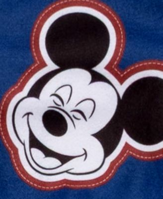 Boys' Toddler 2T-4T 2-Piece Mickey Mouse Coat-Style Top and Pants Pajama Set