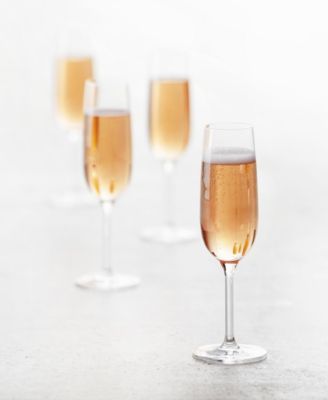 Banquet Champagne Flute Glasses, Set of 6