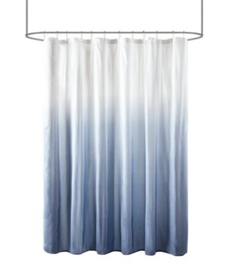Ara Ombre Printed Seersucker Shower Curtain, 72" x 72"