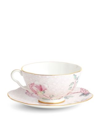 Pink Cuckoo Teacup and Saucer
