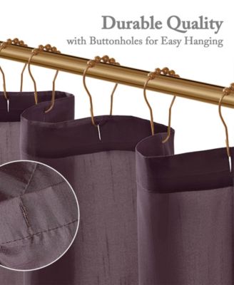 Laurel Tufted Semi-Sheer Shower Curtain, 72" x 72"