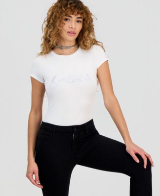 Women's Rhinestone Logo T-Shirt