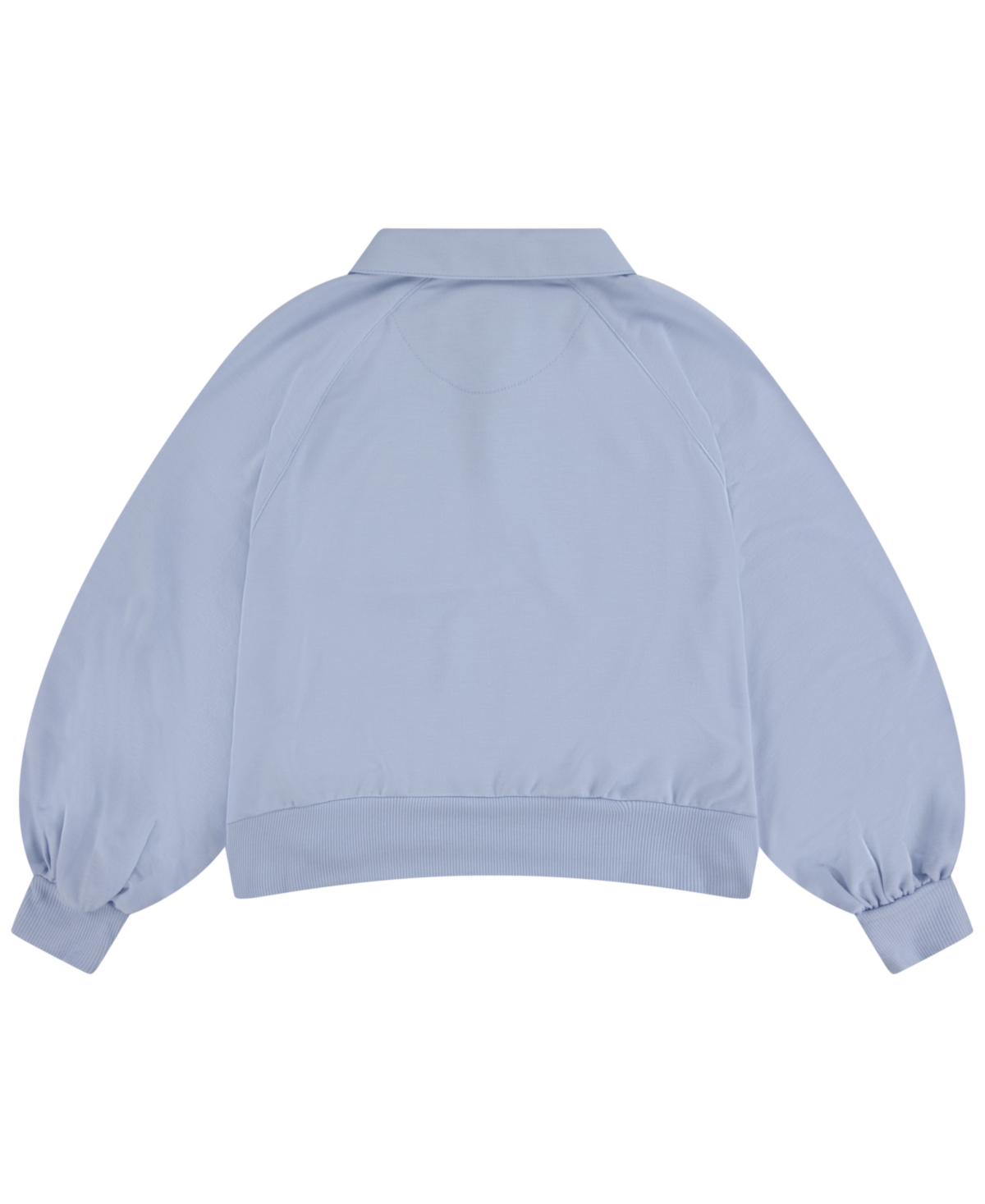 Levi's Girls 7-16 Voluminous Long-sleeve Shirt Collar Top In Blue