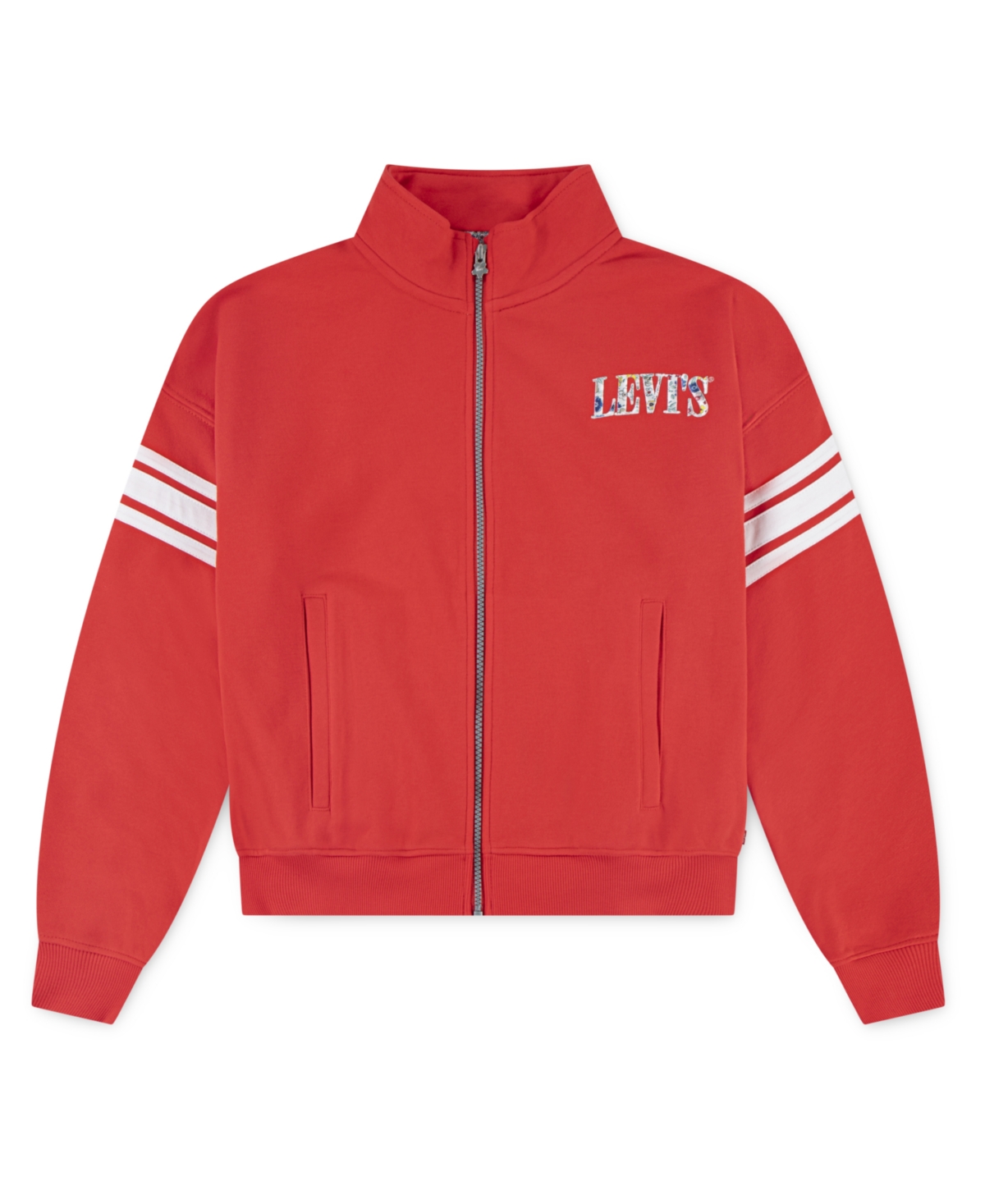 Levi's Girls 7-16 Collegiate Full-Zip High-Collar Jacket