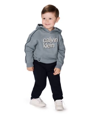Calvin Klein - Boys 2T-7 2-Piece Hoodie and Pants Set