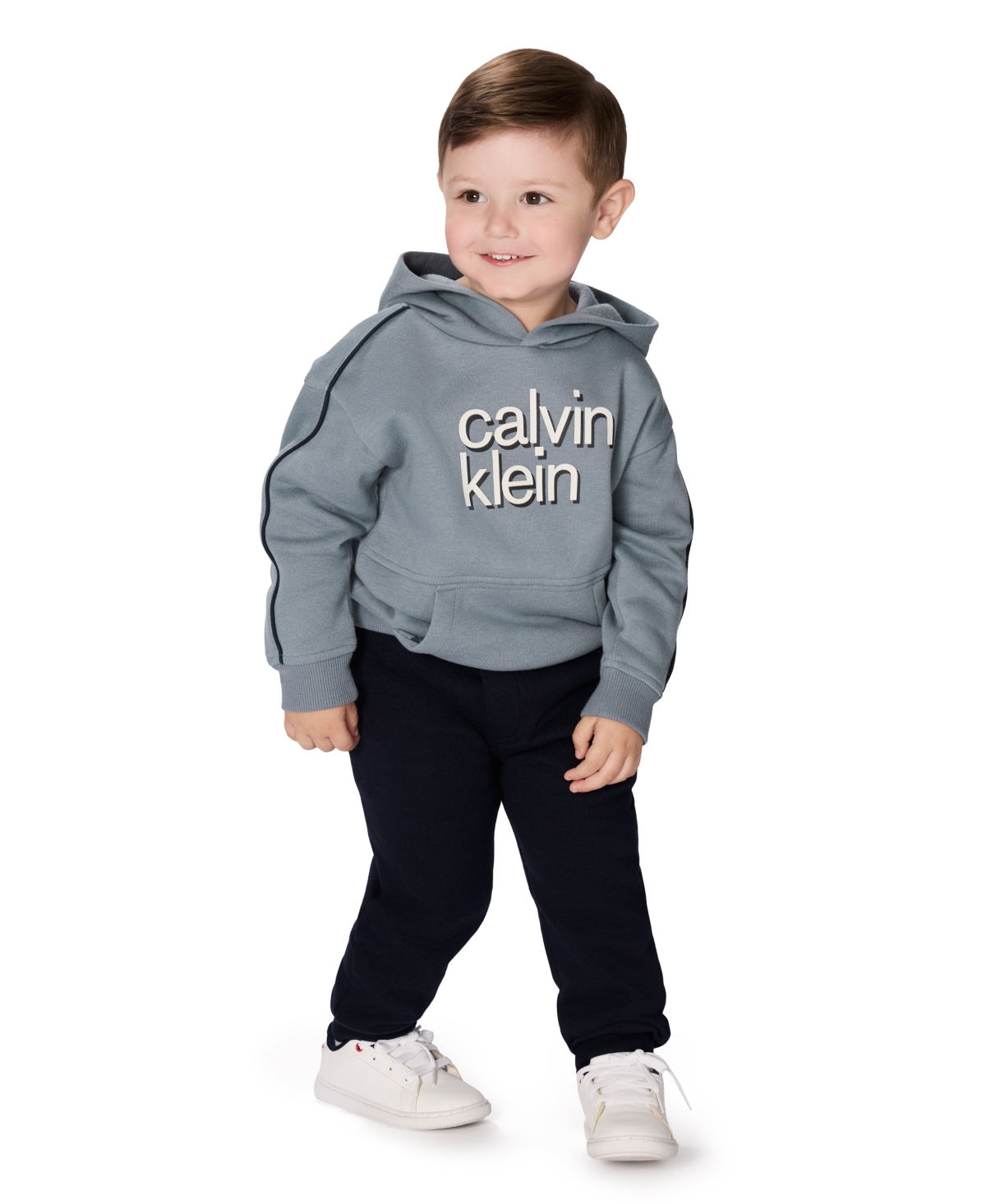 Calvin Klein Boys 2T-7 2-Piece Hoodie and Pants Set
