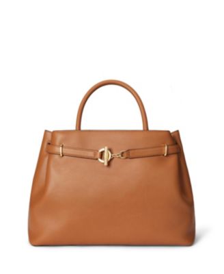 Leather Large Blaike Satchel Bag