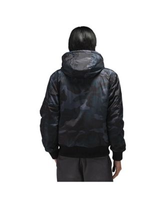 Men's Hooded Rib Flight Jacket