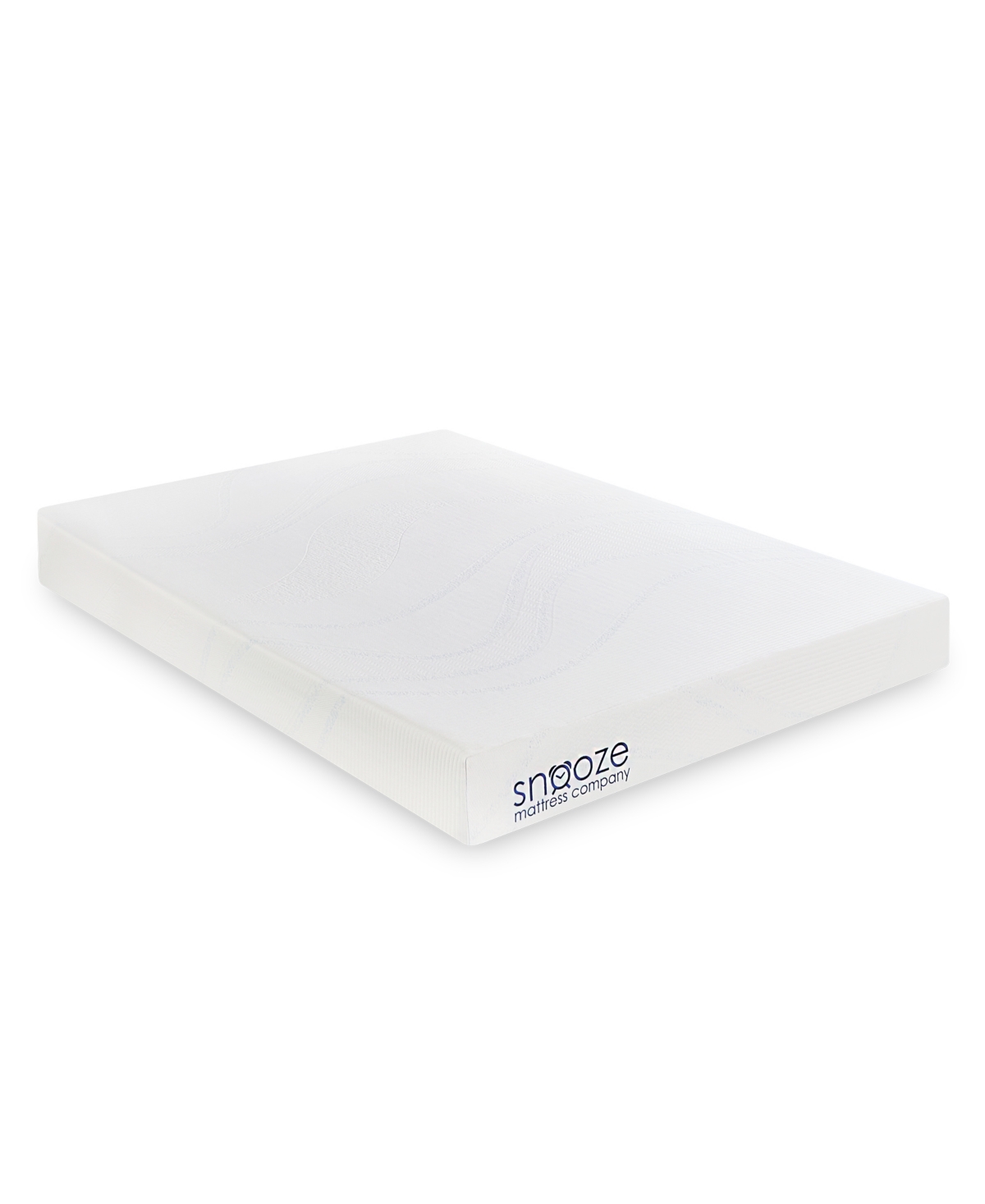 Snooze Triple Layer Gel Memory Foam 10" Plush Comfort Mattress, Twin In White
