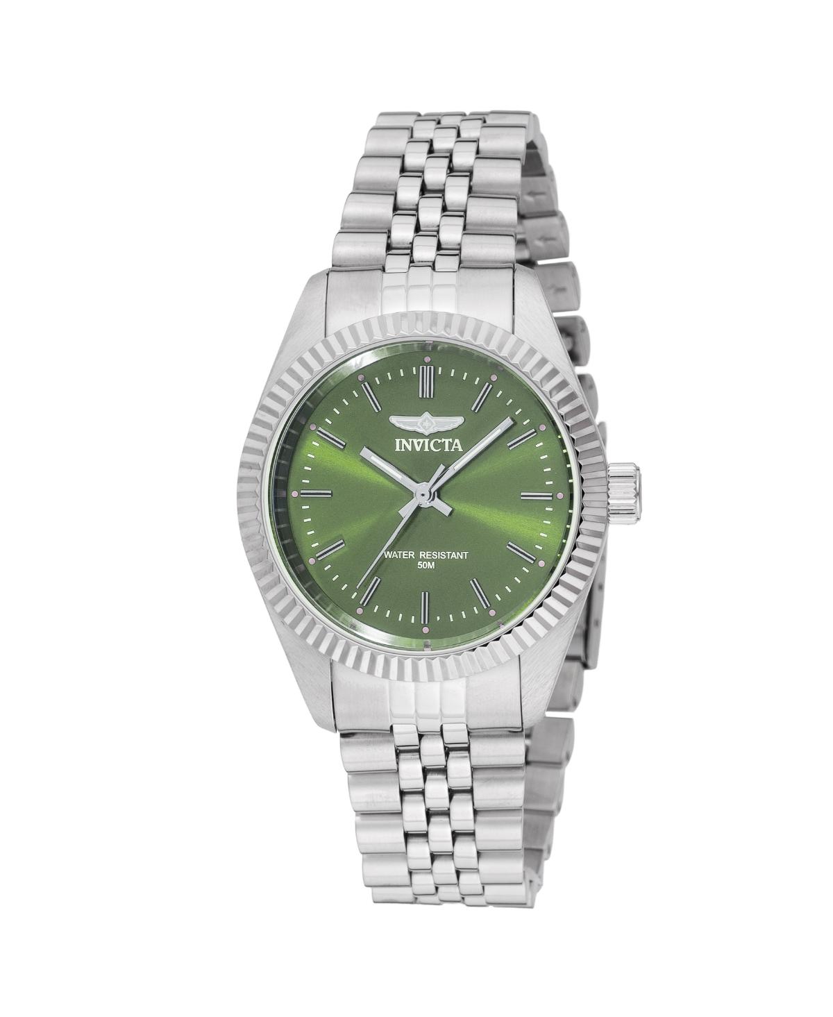 Invicta Women's 49217 Specialty Quartz 3 Hand Green Dial Watch