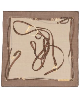 Fall Equestrian Square Scarf 