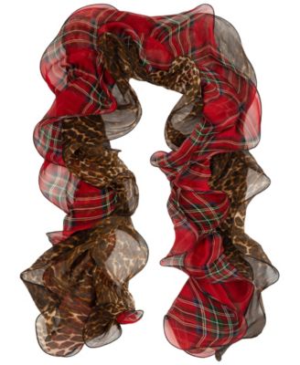 Holiday Double Ruffle Scarf