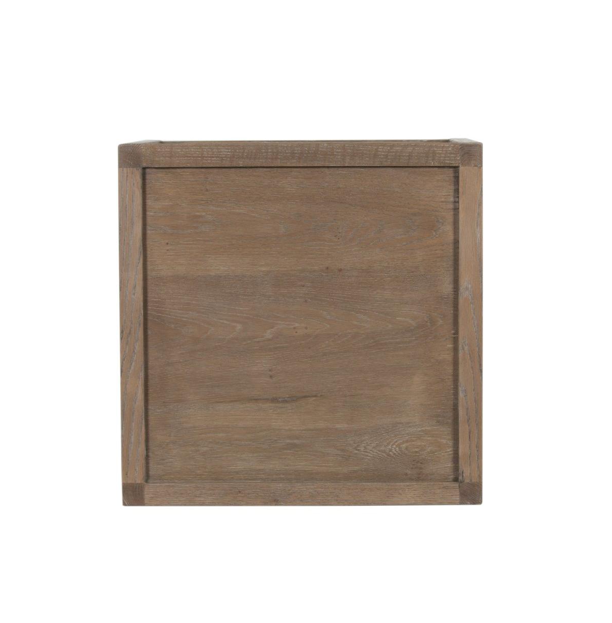 Lowell Solid White Oak Wood End Table