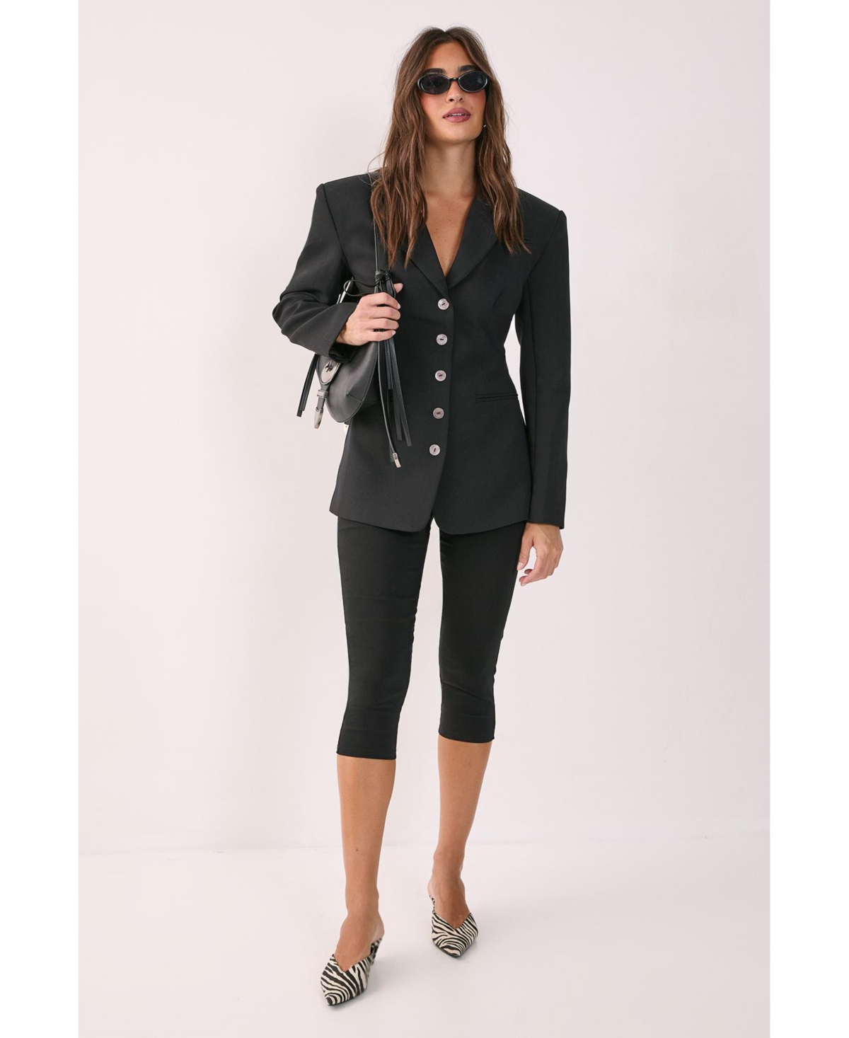 Nasty Gal Women's Premium Cinched Waist Blazer