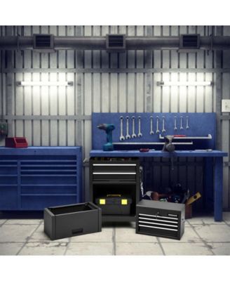 6-Drawer Tool Chest with Heightening Cabinet-Black