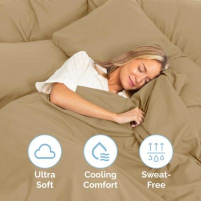 Extra Deep Pocket 18 - 24 Inch Microfiber Fitted Sheet - Twin Extra Long