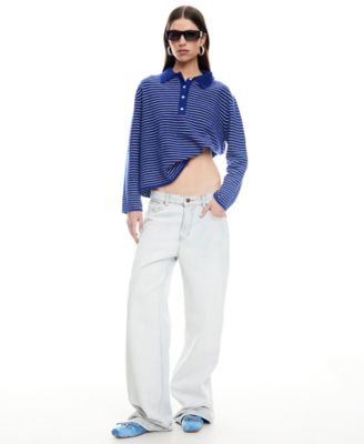 Women's Mayfair Long-Sleeve Spread Collar Top