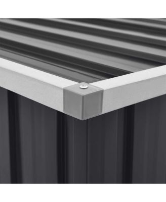 Storage Box Anthracite Galvanized steel, plastic Large