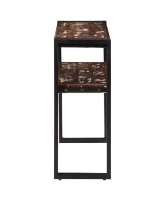 Console Table Multicolor Solid reclaimed wood Medium Storage