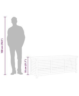 Storage Box Natural Eucalyptus Solid Eucalyptus Wood