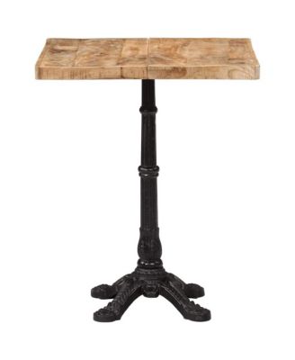 Bistro Table Natural Rough Mango Wood Medium Durable
