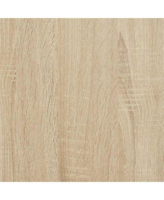 Dining Table Sonoma Oak Engineered Wood Medium Simple