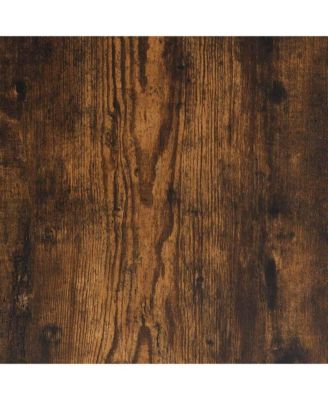 Bookcase Smoked Oak Engineered Wood Medium Adjustable Feet