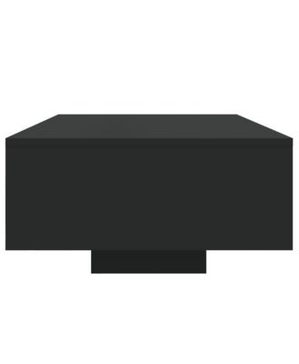 Coffee Table Black Engineered wood Low Coffee Table Coffee Table