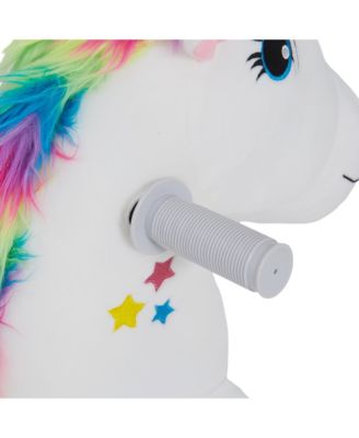 6V Kids Electric Ride on Unicorn w/ Music Forward,