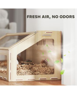 39" Hamster Cage, Gerbil Cage w/ Acrylic Window & Openable Top