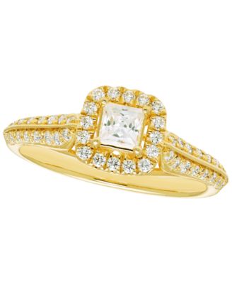 Diamond Engagement Ring (5/8 ct. t.w.) in 14k White or Yellow Gold