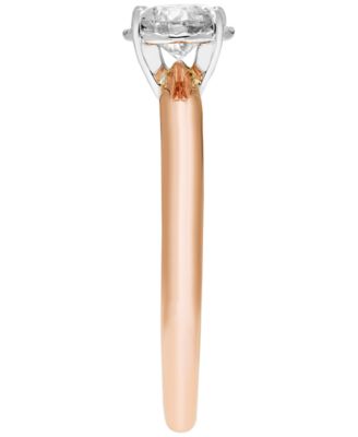 Diamond Solitaire Ring (1/2 ct. t.w.) in 14k Rose Gold