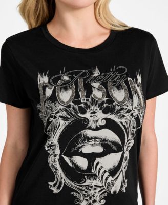 Women's Short-Sleeve Poison Lips T-Shirt