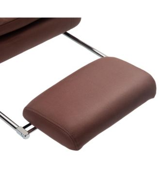 Microfibre Vibration Massage Office Chair, Reclining