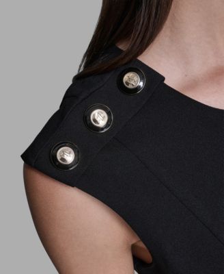 Women's Scuba Crepe A-Line Dress