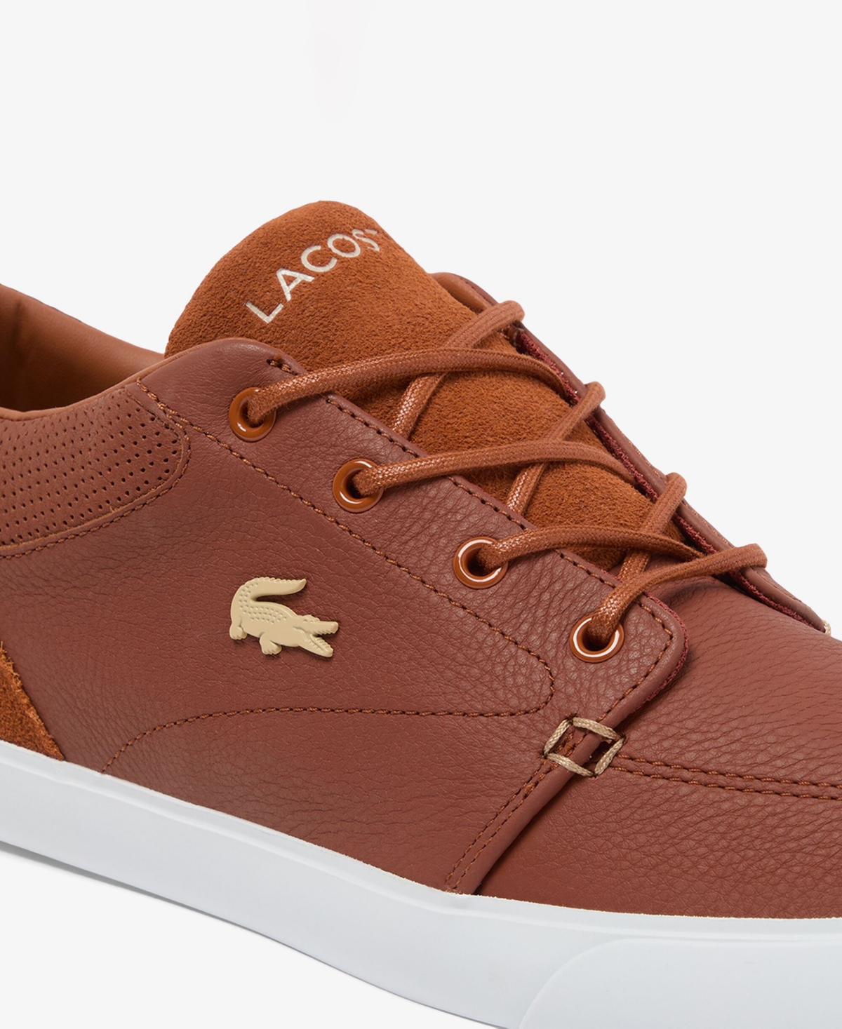 Lacoste Men's Round Toe Lace-Up Sneakers