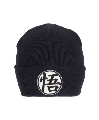 Men's Goku Symbol Embroidery On Acrylic Knit Standard Cuff Beanie