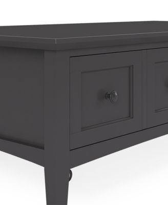 55" Solid Wood Hedworth Rectangle Coffee Table