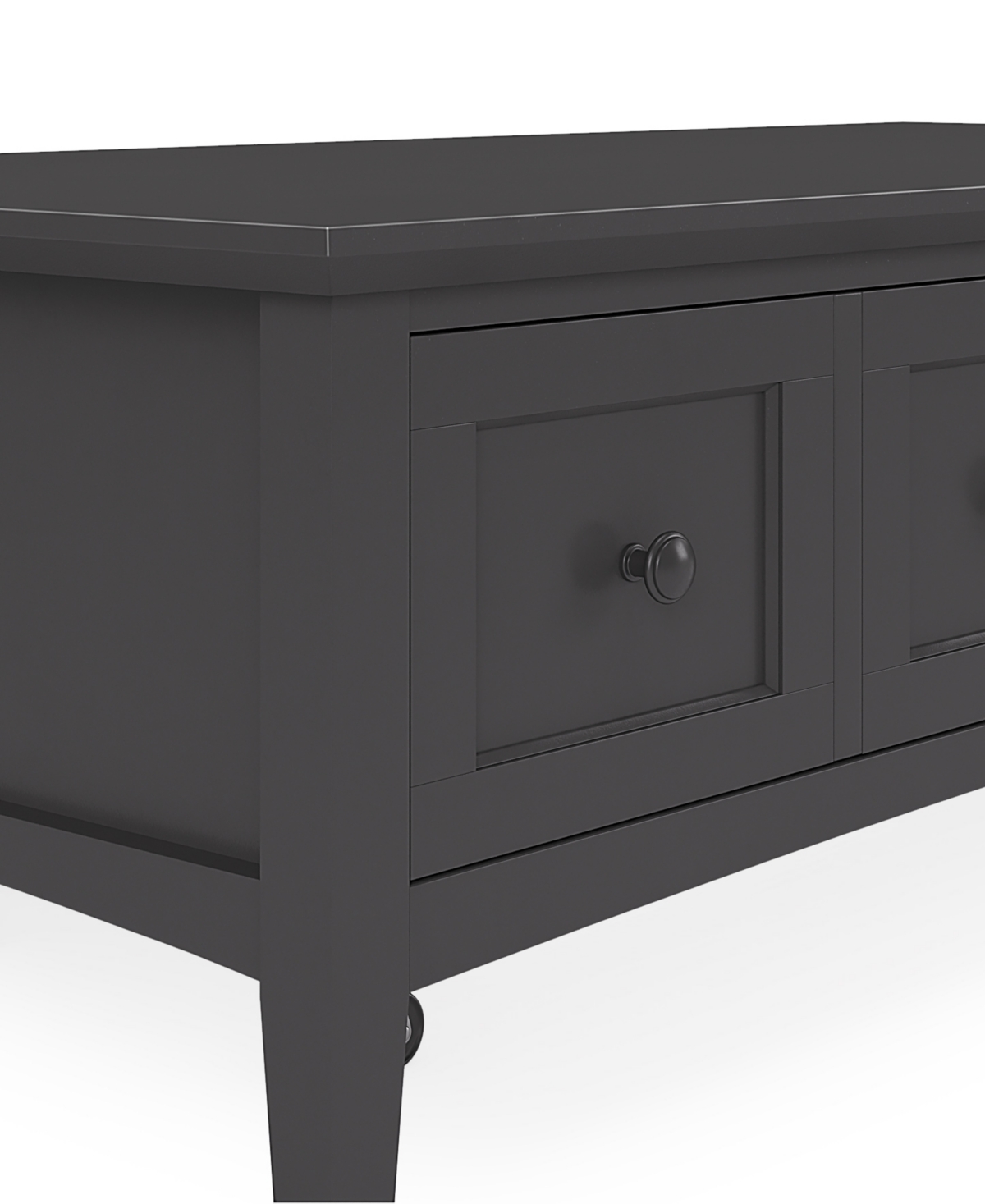 Furniture 55" Solid Wood Hedworth Rectangle Coffee Table