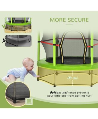 Φ5FT Kids Trampoline with Enclosure Net for Age 3 to 6 Years