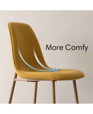 5-Piece Oak Finish Modern Round Glass Dining Set