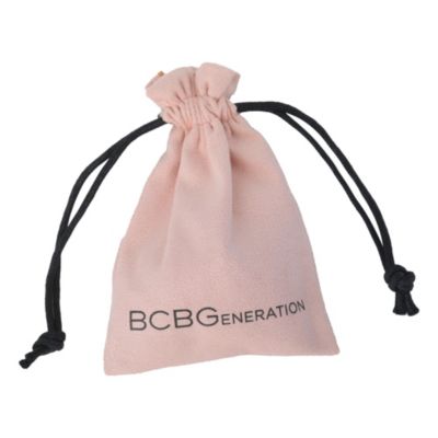 BCBG Generation Sculptural Heart Drop Earrings