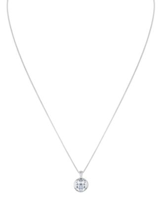 Lab Grown Diamond Energy Pendant Necklace (1-1/2 ct. t.w.) in 14k White or Yellow Gold