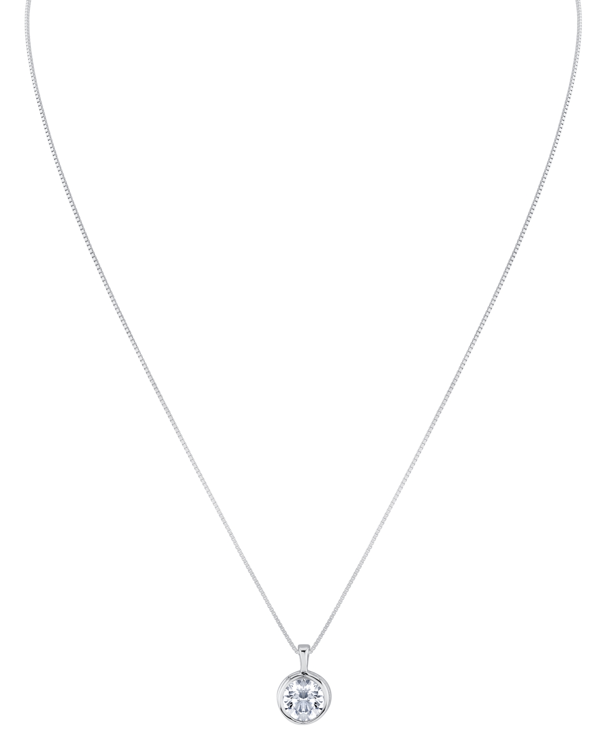 Sirena Lab Grown Diamond Energy Pendant Necklace (1 Ct. T.w.) In 14k Yellow Gold (also In 14 White Gold) In Silver