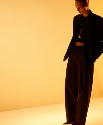 Women's Wool Blend Suit Pants